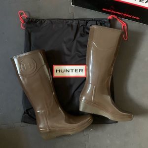 Hunter Champery "Zermatt" Wedge Rain Boots